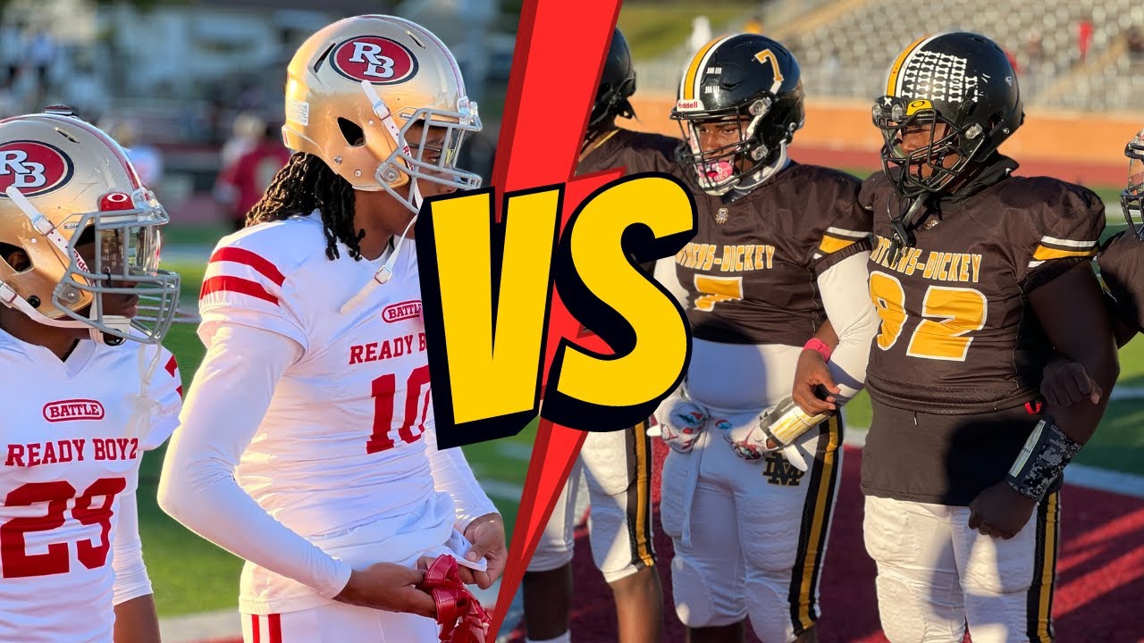 Mathews Dickey Express Scores Late To Beat Ready Boyz in Highly Anticipated Rivalry Football GAME
