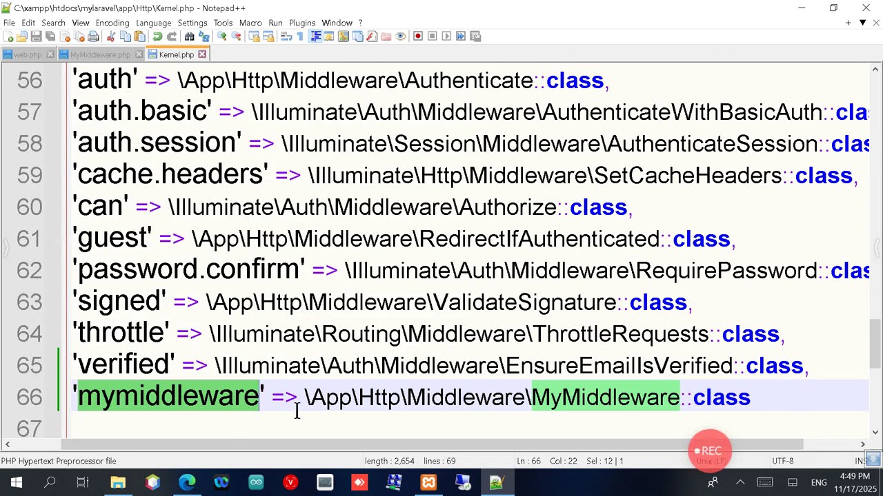 CSD30303 Lab Week 7 (Middleware Userlevel Session)