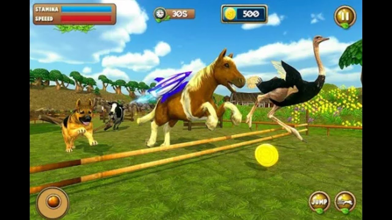 ► Farm Animal Racing 3D (Gamestr Car Moto Bike Racing Game) Android Gameplay