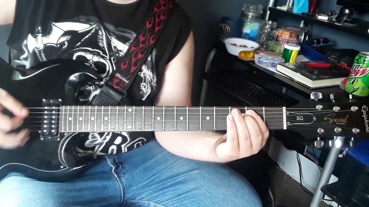 Tell me where it hurts by Halestorm guitar lesson
