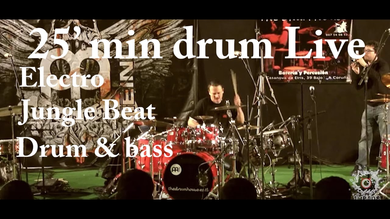 Damien Schmitt - La Coruna 2013 - 25' min of Electro JungleBeat Drum&Bass