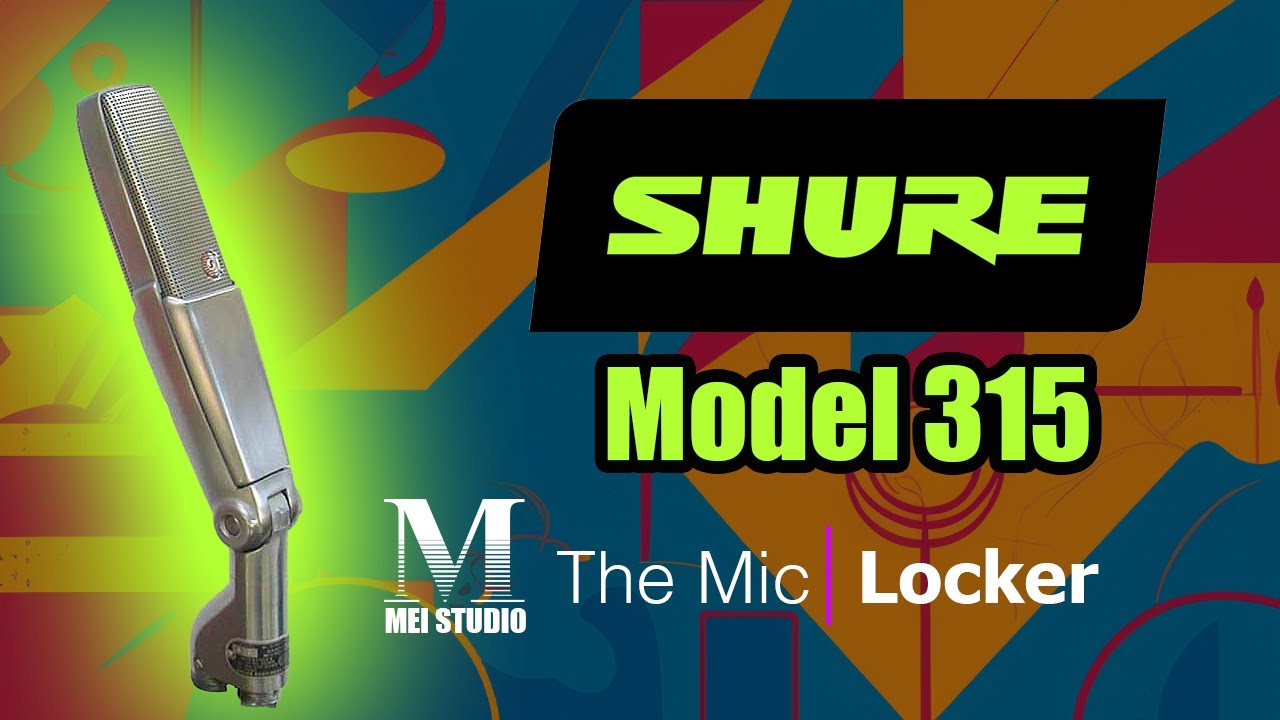 Винтажный ленточный микрофон Shure 315