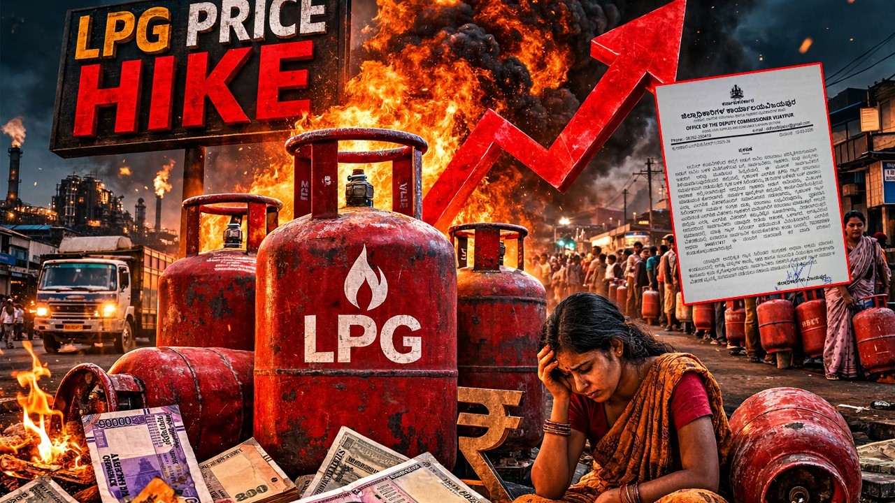 Gas Cylinder Ko Lekar Log Ho Rahe Hai Panic | Karnataka | Bijapur | 13-03-2026