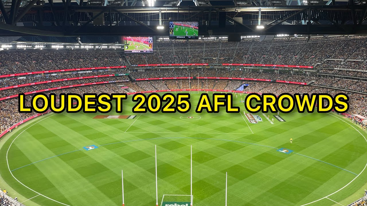 Loudest AFL Crowds of 2025