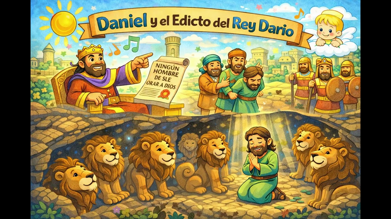Daniel y el edicto del Rey, musica para niños