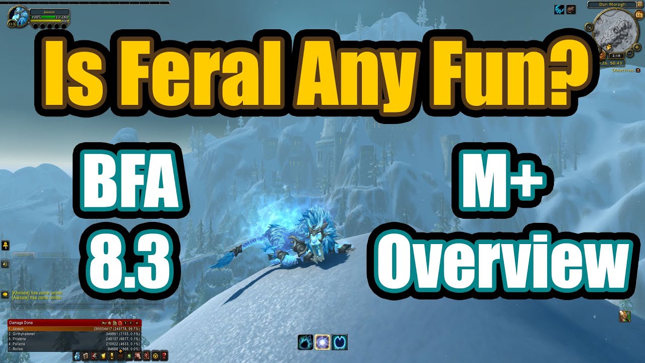 Feral Druid Mythic+ Guide - Battle for Azeroth 8.3