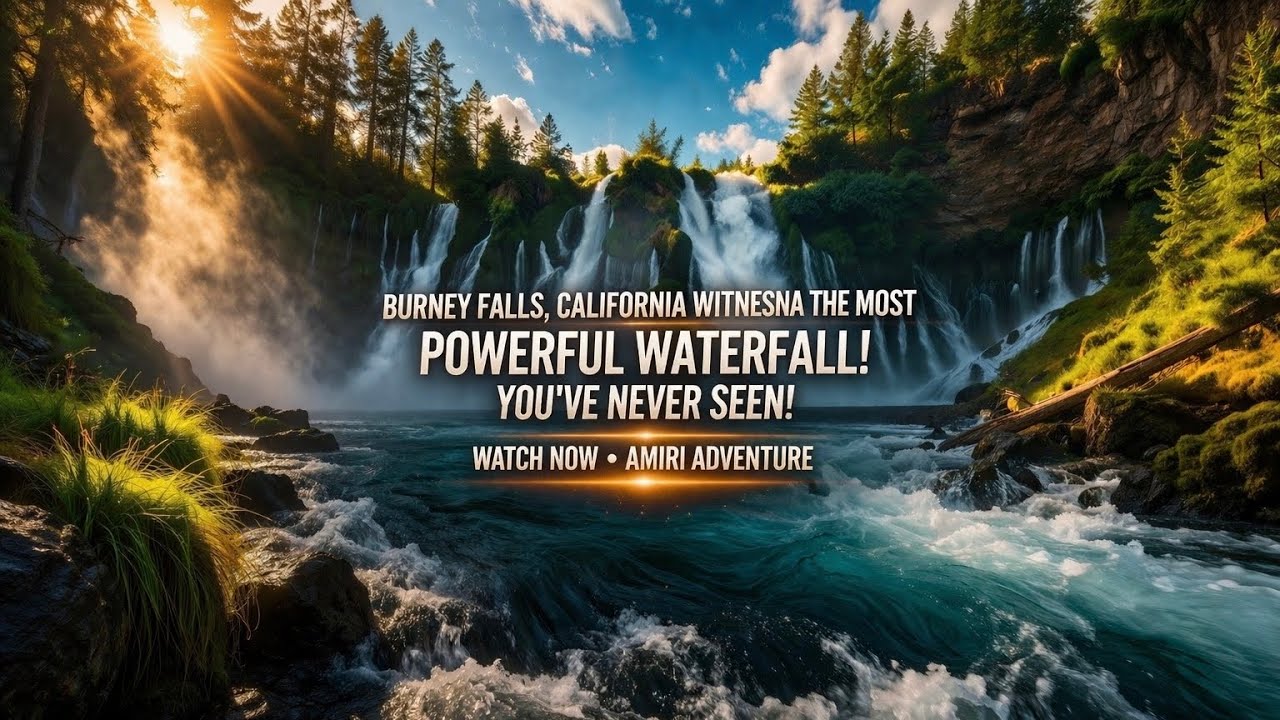 Epic Drive Through Burney Falls – Nature, Waterfalls & Pure Adventure.