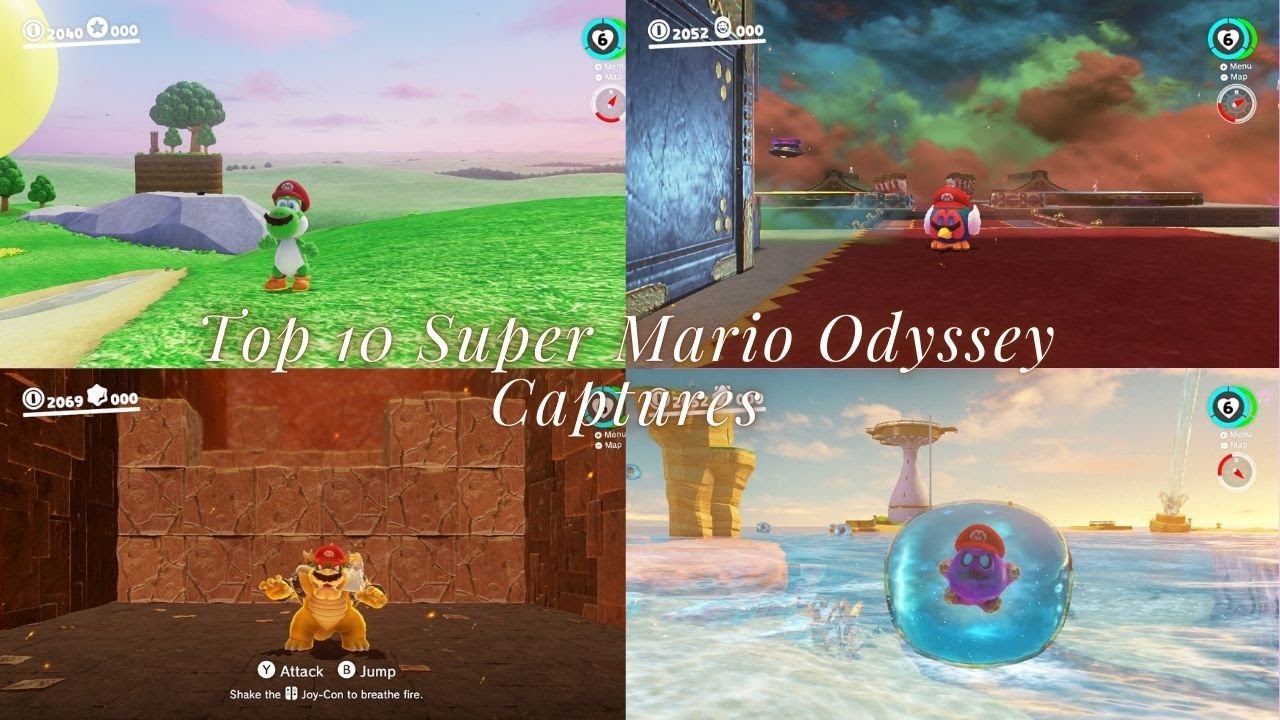 Top 10 Favorite Super Mario Odyssey Captures