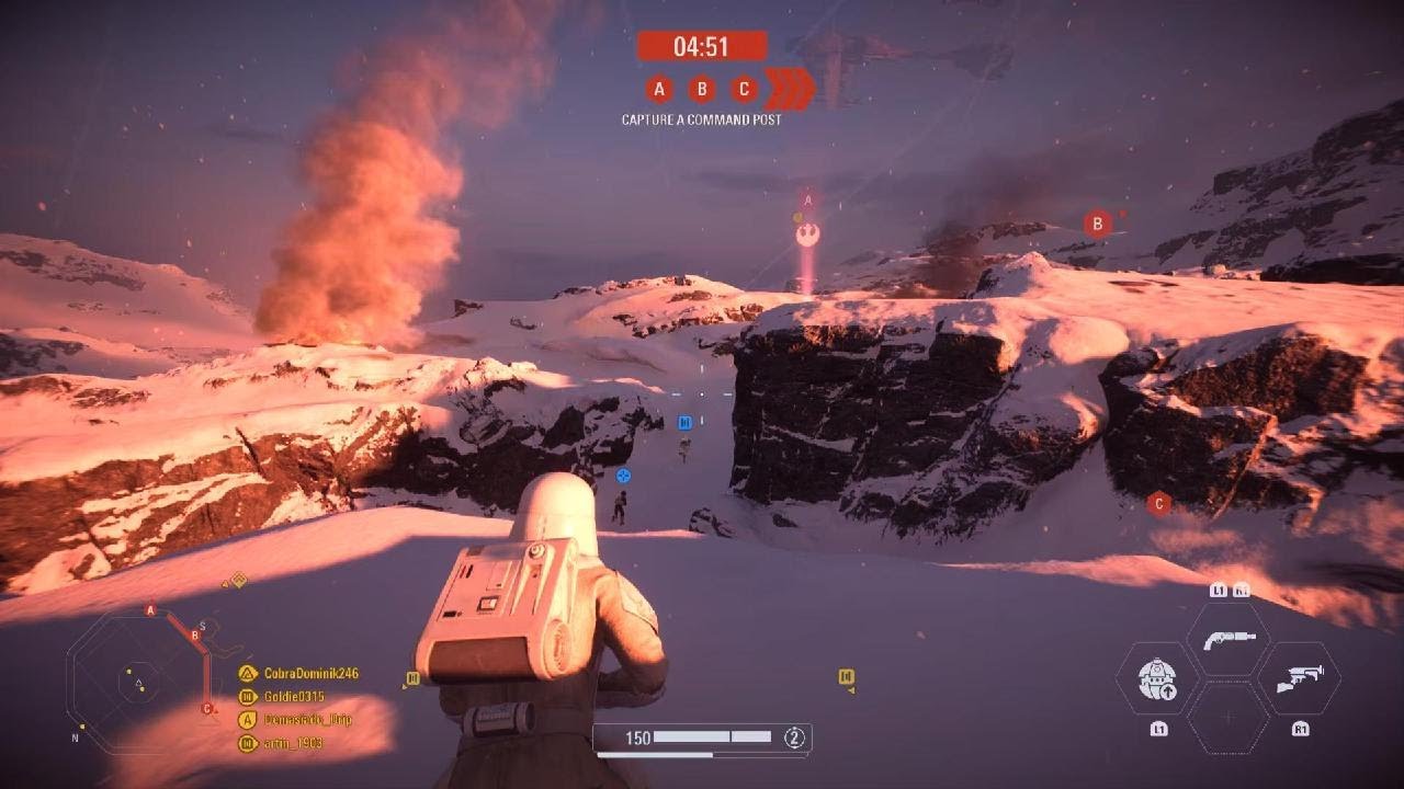 STAR WARS Battlefront II Hoth battle