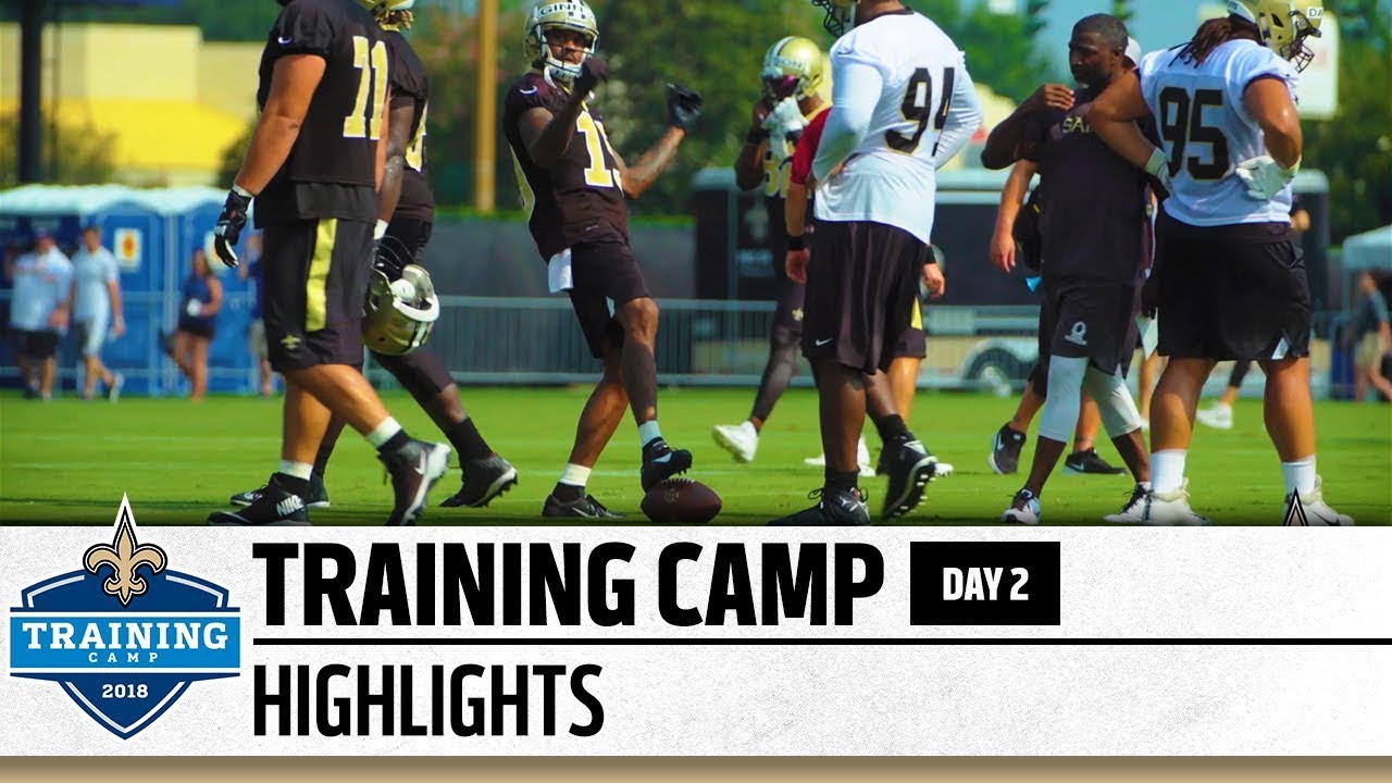 Saints Training Camp 2018 | Day 2 Highlights