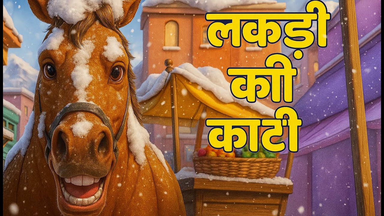 Lakdi Ki Kathi Kathi Pe Ghoda Song (लकड़ी की काठी, काठी पे घोड़ा) I Popular hindi children songs