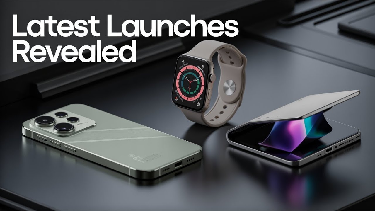 Latest Tech Launches REVEALED! | iPhone 17, Galaxy Z Fold, Smartwatch Leaks & More