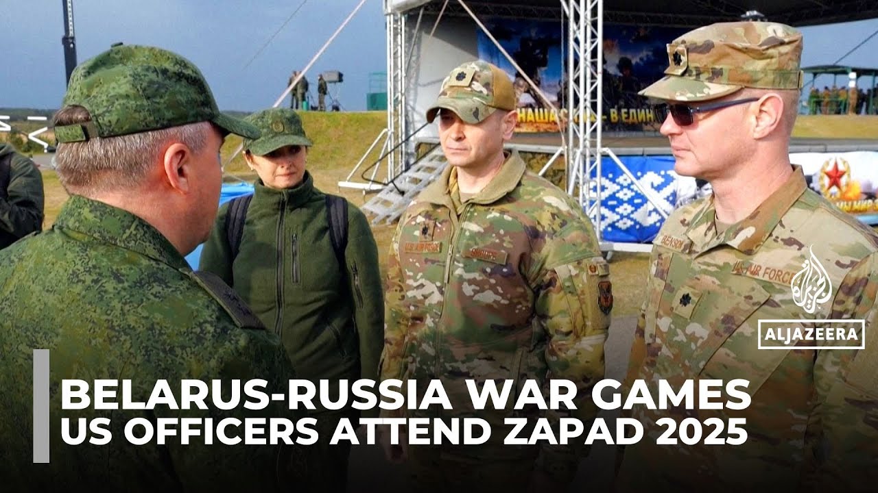 Американские офицеры посещают военные учения Беларуси и России на фоне напряженности в отношениях...