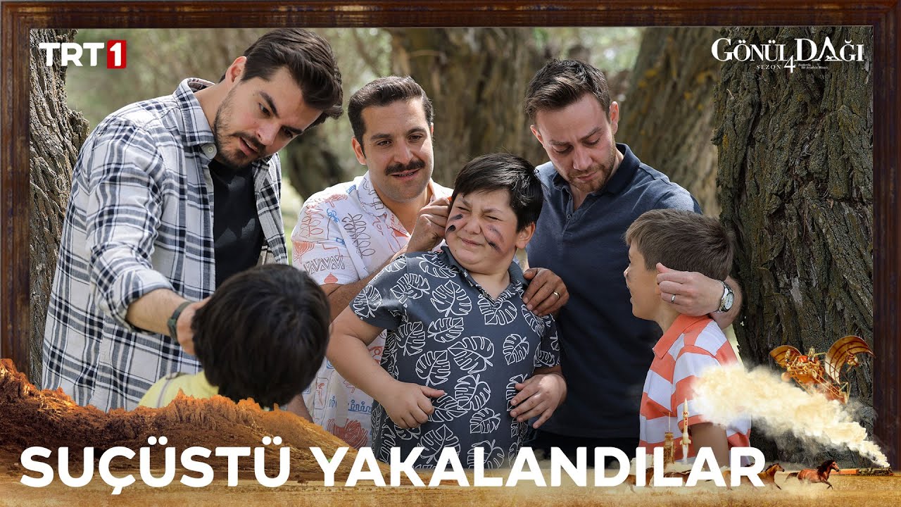 Jr. Amca oğulları yaramazlık yaparken yakalandılar - Gönül Dağı 141. Bölüm @trt1