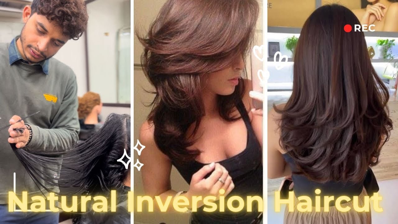 Natural inversion hair cut / layer haircut for long length/ easy way to do layer haircut/ haircare