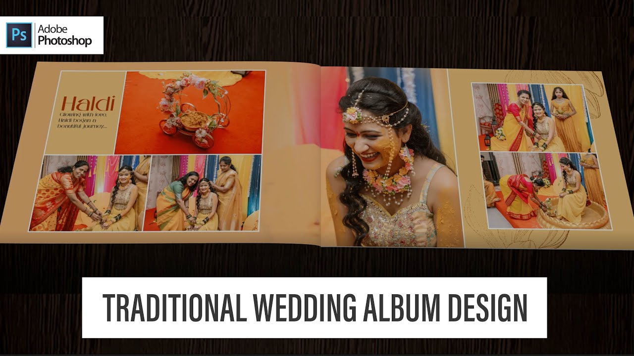Traditional Wedding album design