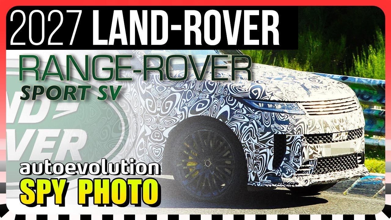 2027 Range Rover Sport SV Facelift // SPY PHOTOS