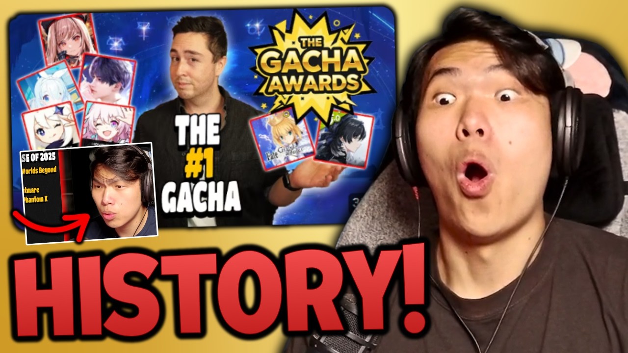 Reacting to the FIRST EVER Gacha Game Awards 2025