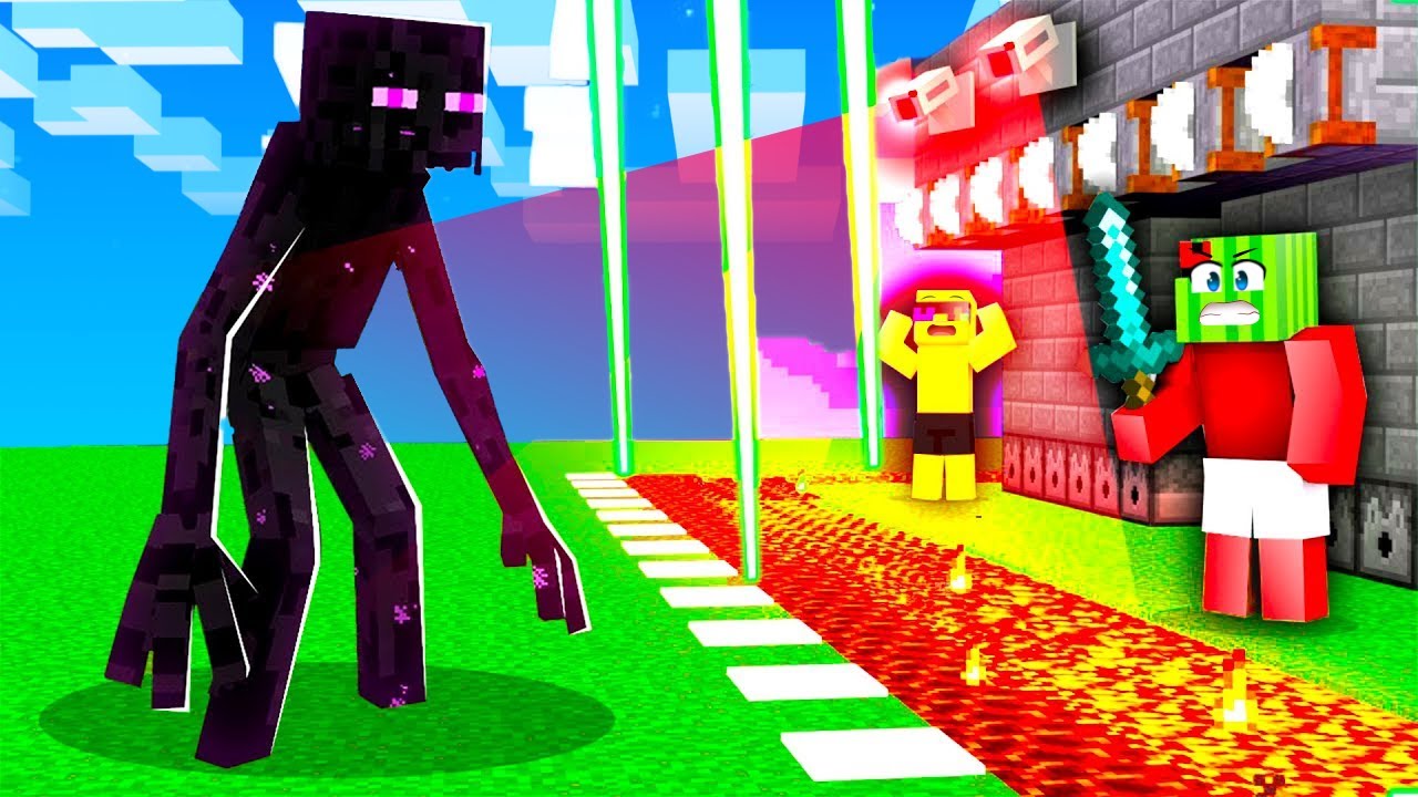 МУТАНТ Эндермен против самой защищённой базы в Minecraft