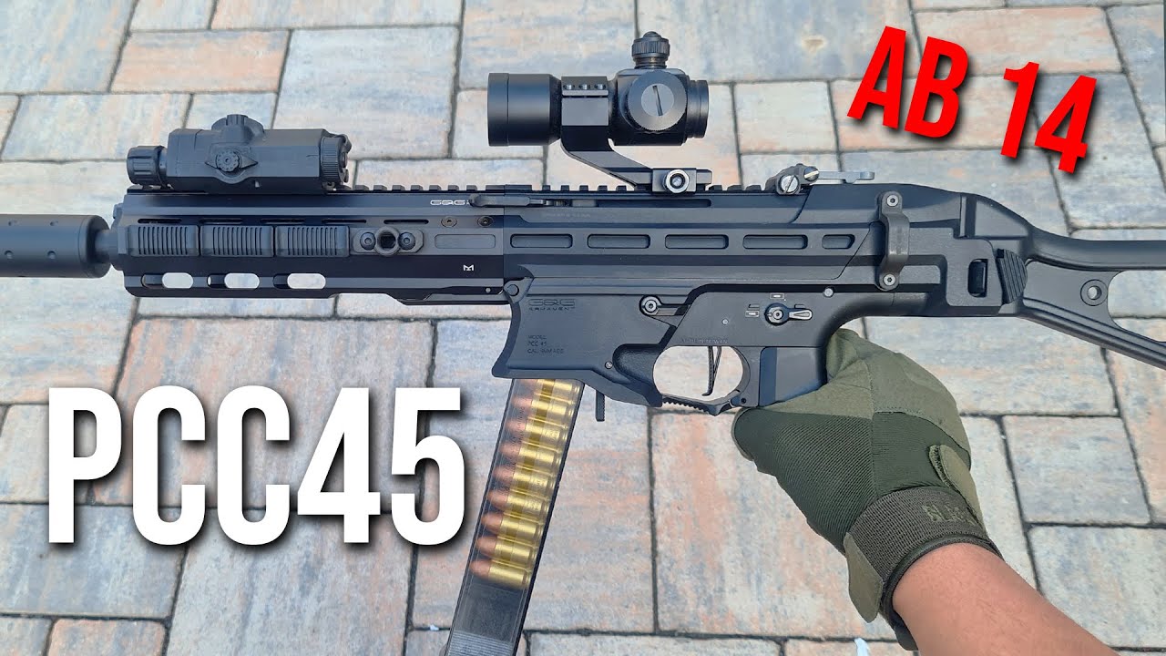 PCC 45 AEG Airsoft Review Deutsch