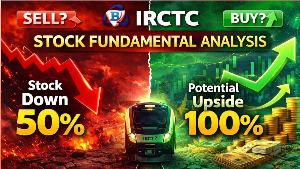 IRCTC Stock Down 50% 🔻 | 100% Upside Potential🚀? Full Fundamental Analysis Analysis in Tamil