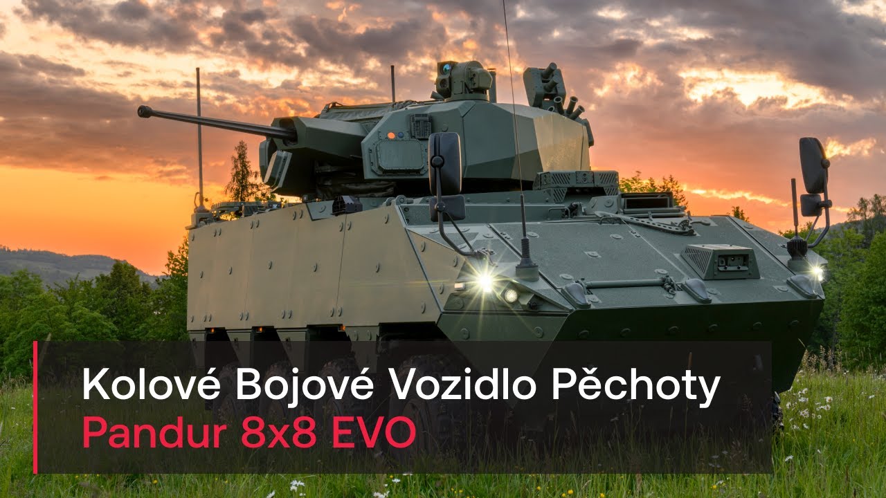 Pandur 8x8 EVO | Nový v Česku vyráběný obrněný kolový transportér | CSG