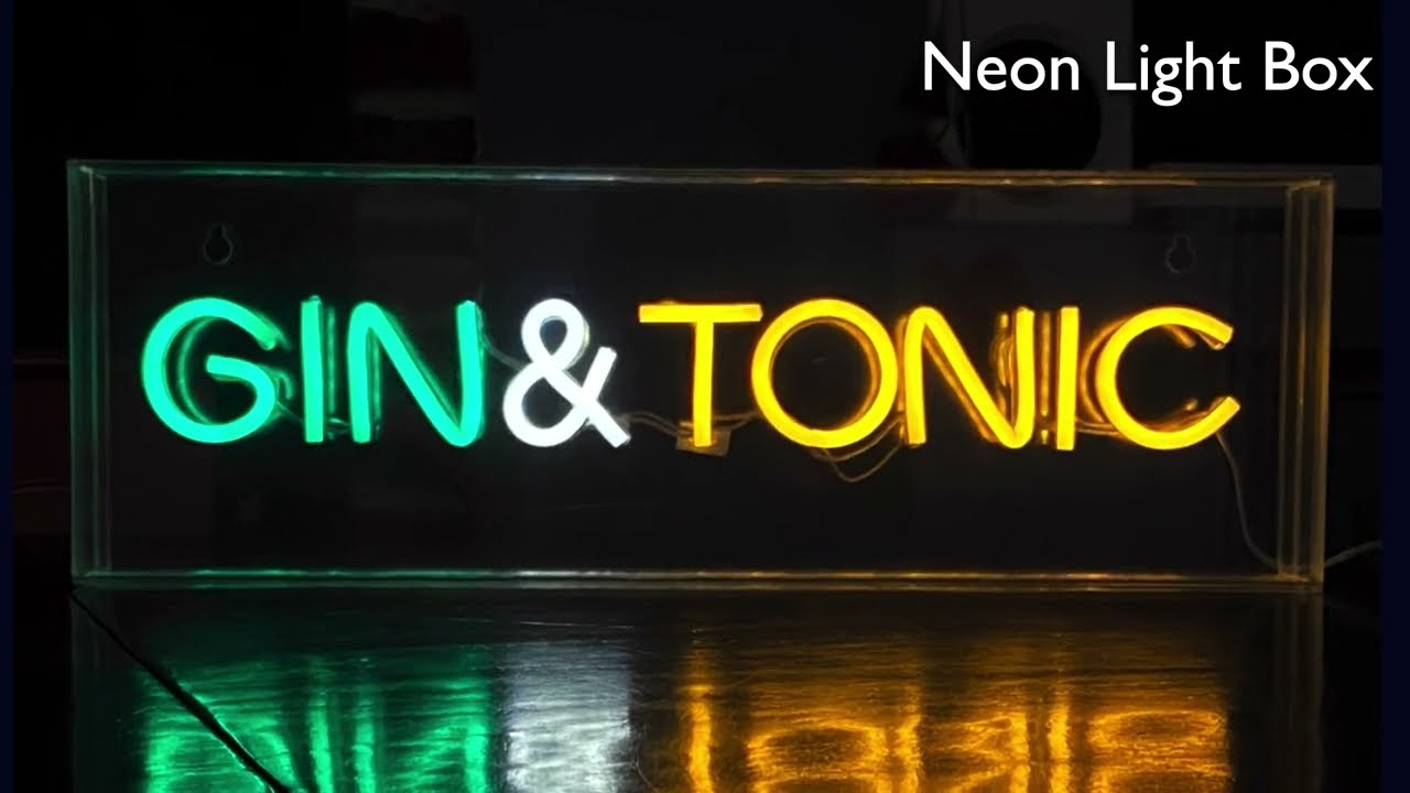 Discover Ooo That's Nice, One Find at a Time: Gin & Tonic Neon Light Box