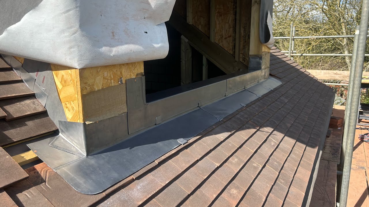 Lead Apron And Window Tray Installation To A Tile Hung Dormer ** COMPLETE PROCESS**