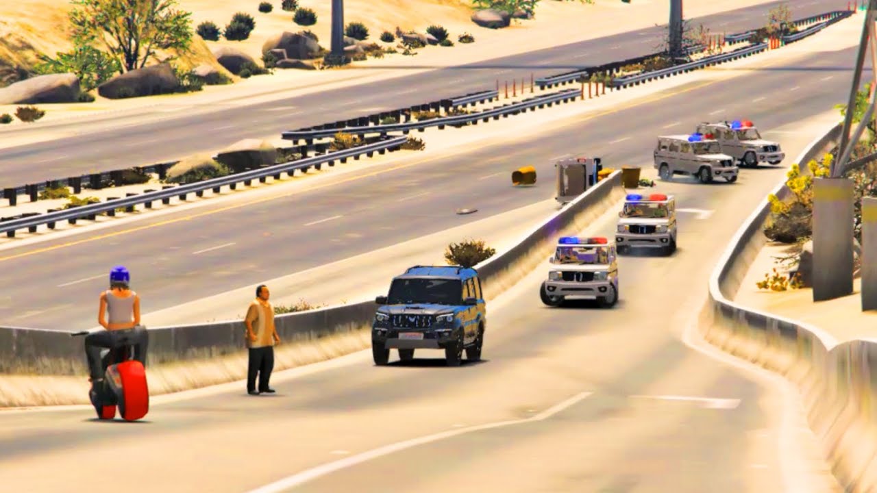 BOLERO Stolen From A Truck Fully Modified Scorpio  The police are chasing us @Ghayalgta5  #scorpio