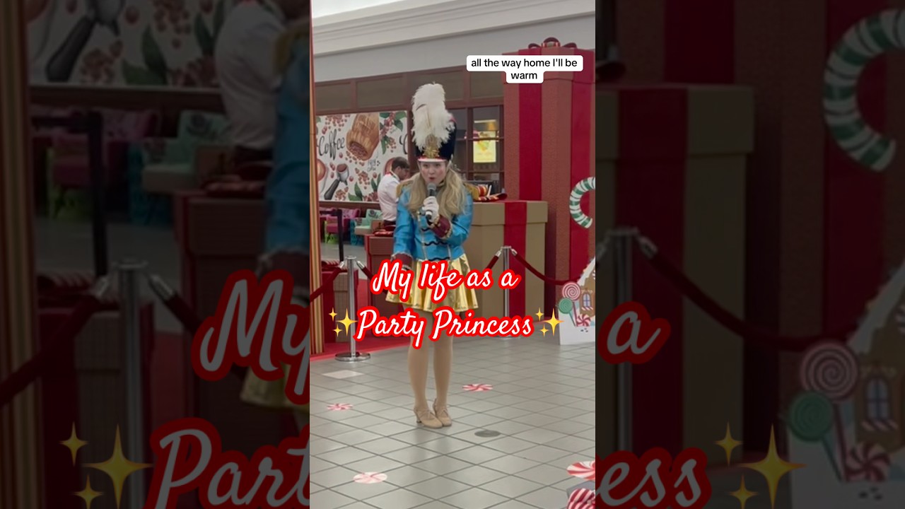 My life as a Party Princess! #partyprincess #actor #shorts