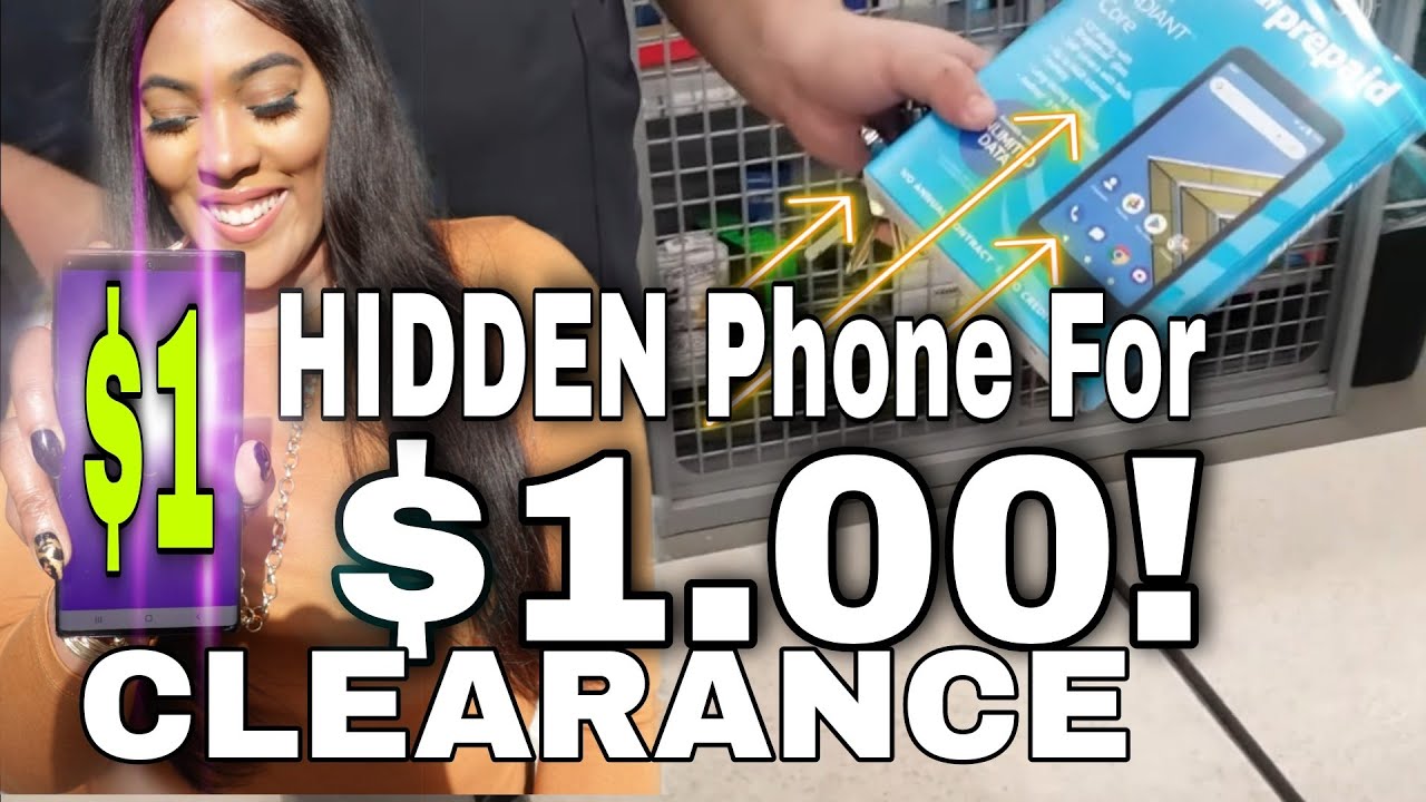WALMART HIDDEN CLEARANCE! $1 CELL PHONE! $1 STARBUCKS!