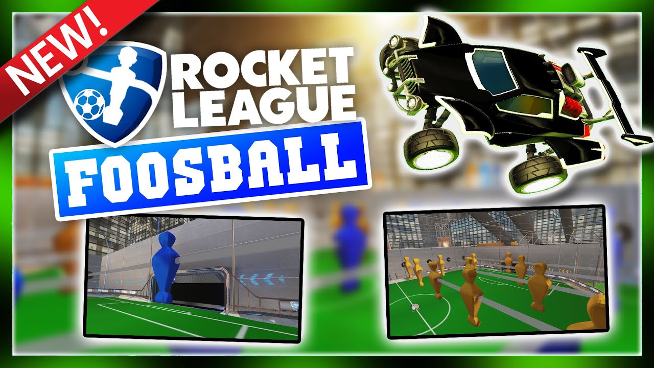 WELCOME TO A BRAND NEW ROCKET LEAGUE FOOSBALL TABLE
