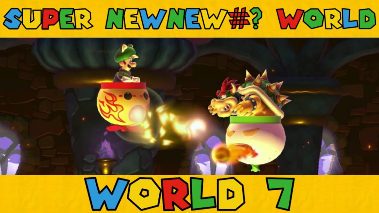Bowser Clown Car Chaos! - Super Newnew#& World 7 - Super Mario Maker 2