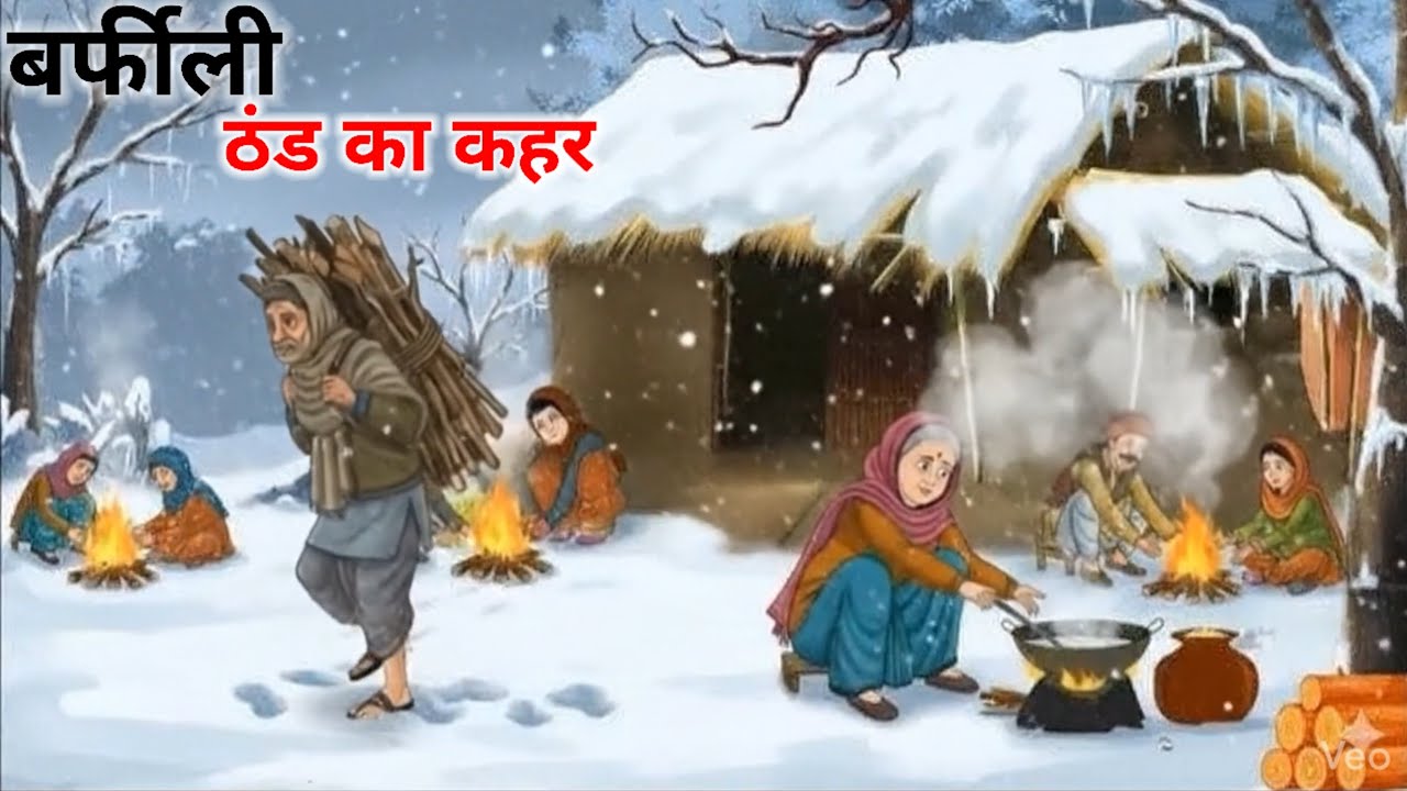 बर्फीली ठंड का कहर हिंदी कहानी| barfili thand ka kahar hindi kahani| thand ki kahani |Moral stories|