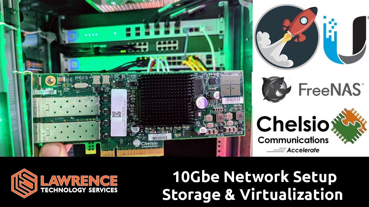 10Gbe Network Setup for Storage & Virtualization using UnIFI US-16-XG / Chelsio / FreeNAS / XCP-NG