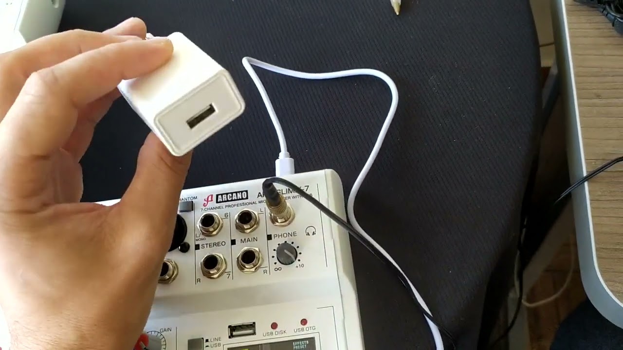 Dúvidas Comuns - ARC-SLIMIX alimentação com fonte externa ou direto do USB.