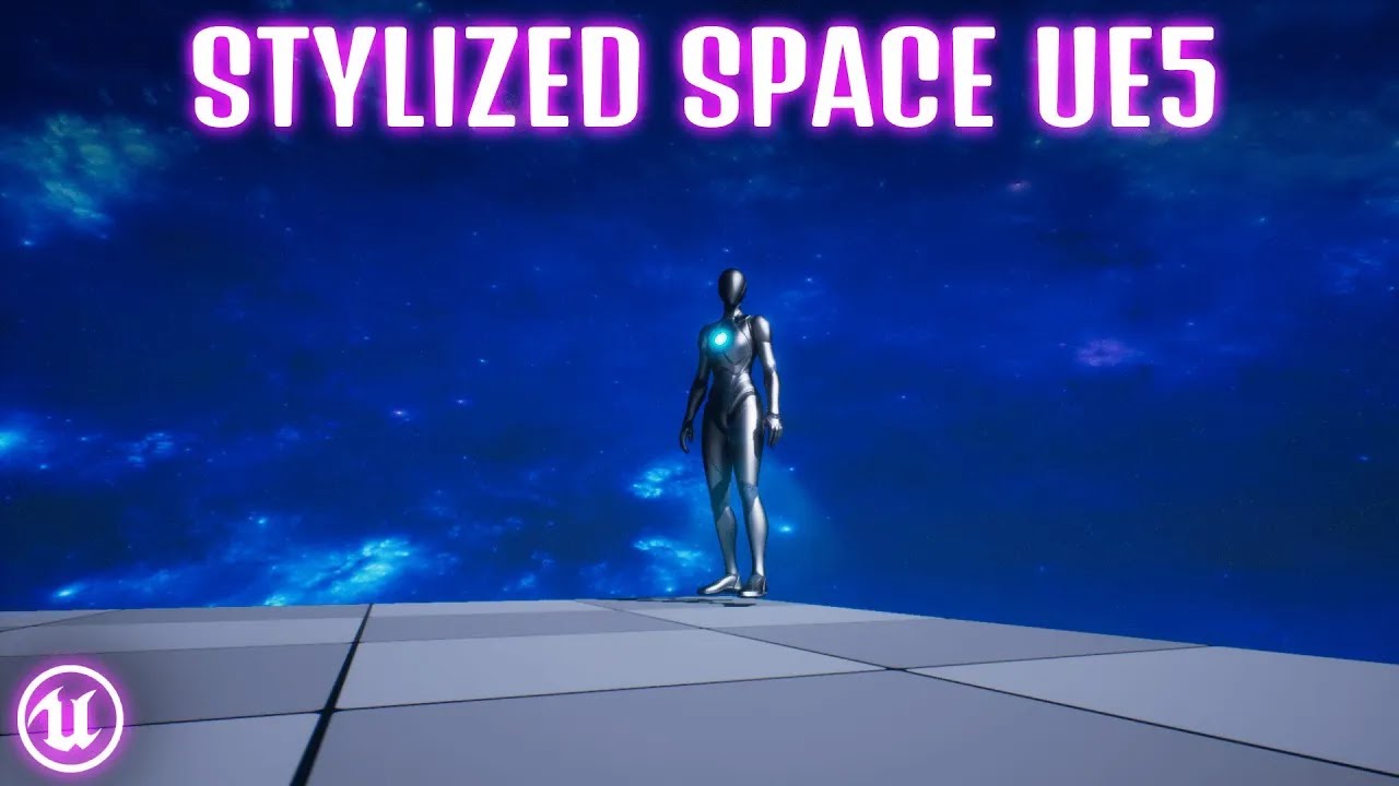 Stylized space environment in Unreal Engine 5
