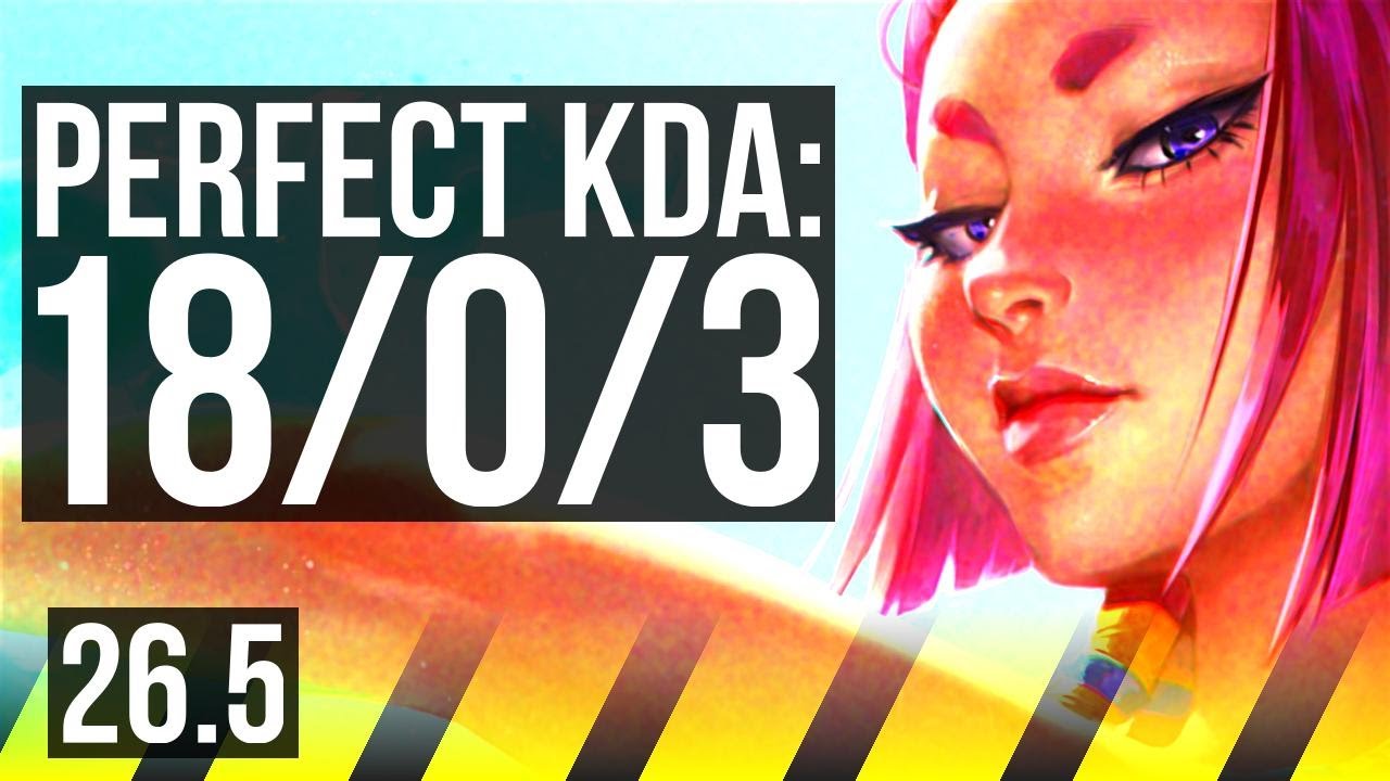 YUNARA & Lulu vs VEL'KOZ & Lux (ADC) | Perfect KDA: 18/0/3 | NA Master | 26.5