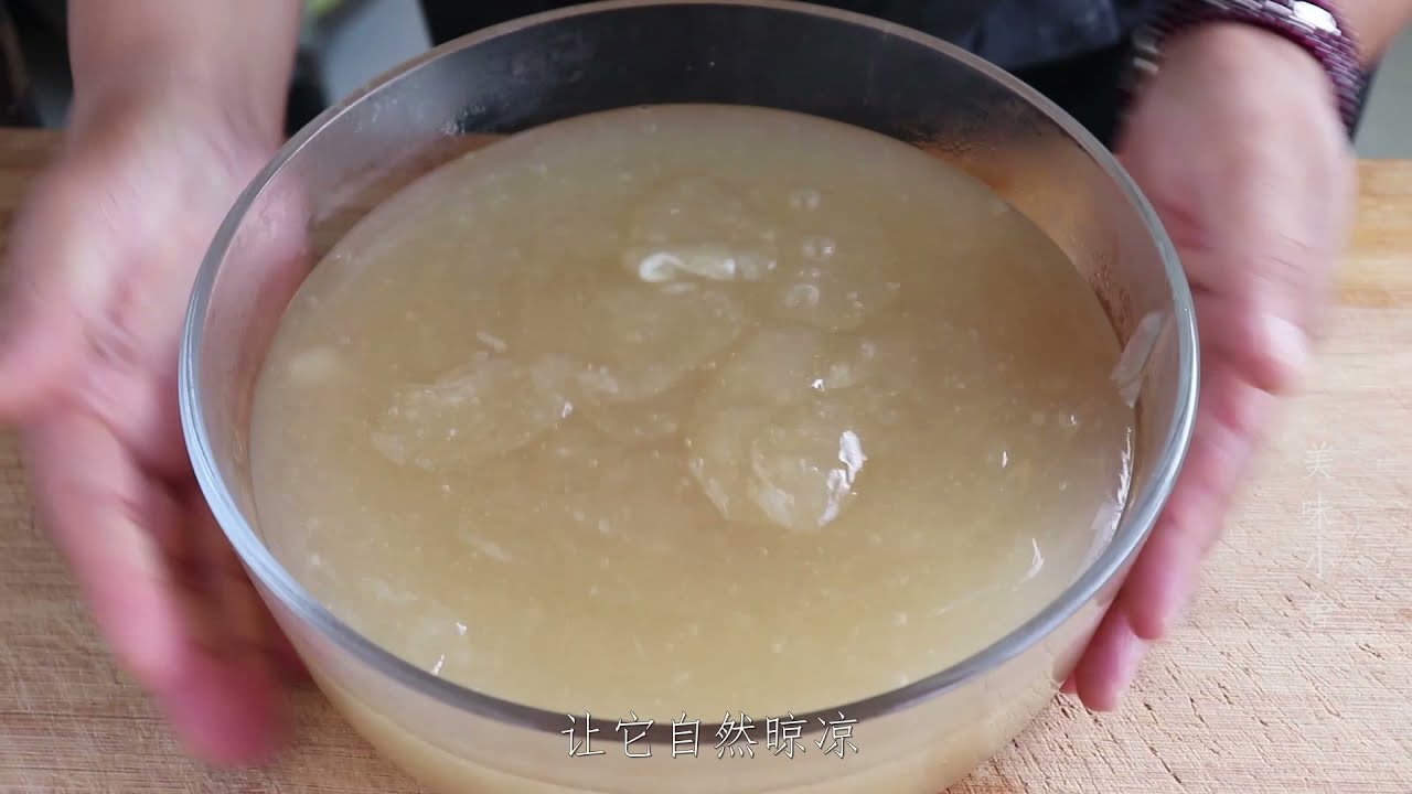 教你正宗的红薯凉粉做法，淀粉和水的比例告诉你，劲道爽滑Fried jelly