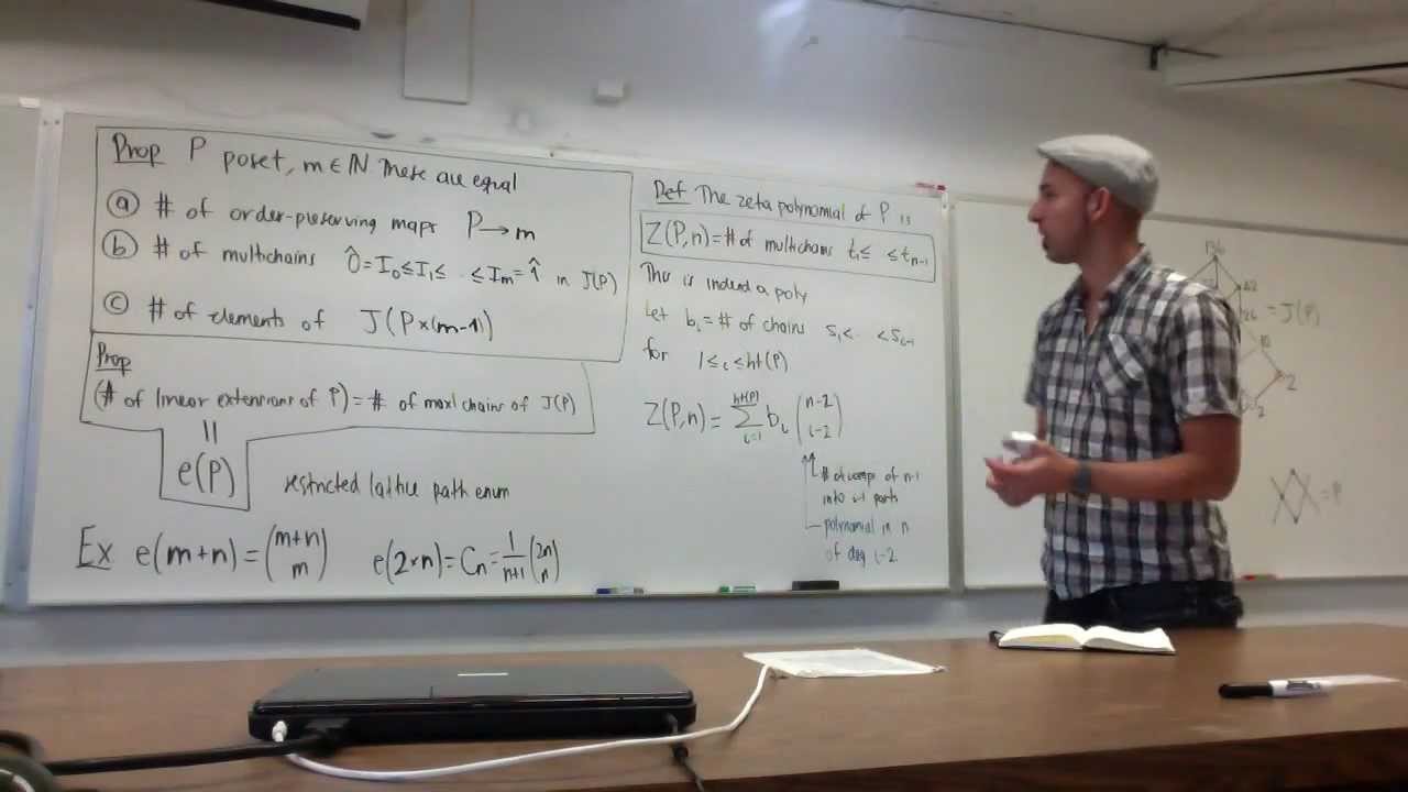 Lecture 24 . Enumerative Combinatorics  (Federico Ardila)