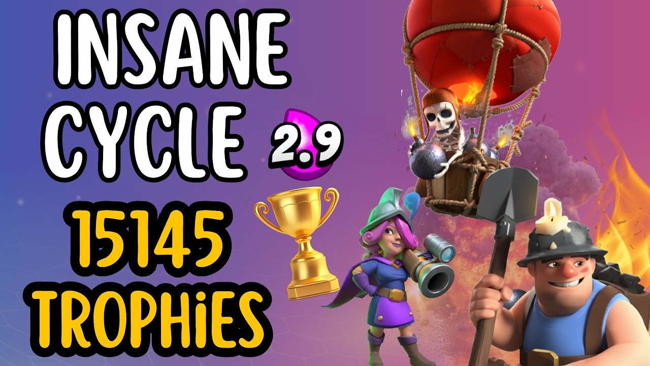 🔥 UNSTOPPABLE Cycle Deck 15145 Trophies in the Early Season!