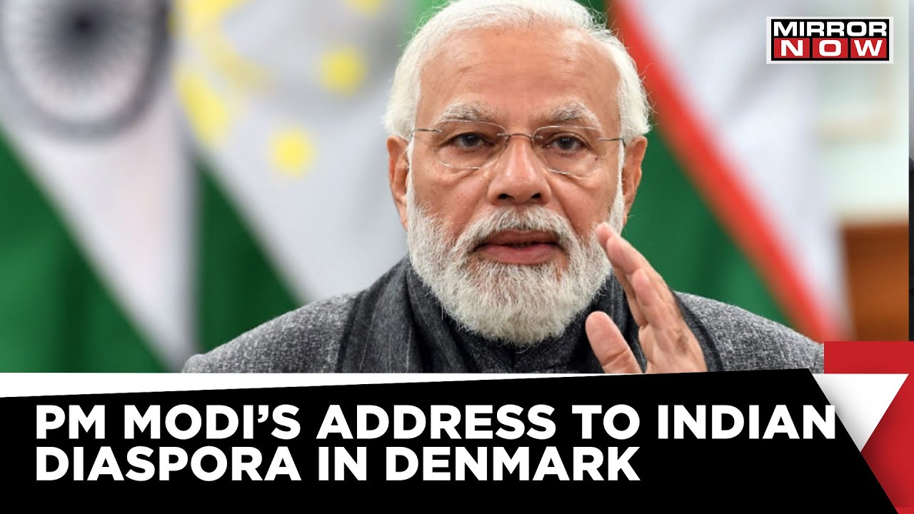 PM Modi Addresses Indian Diaspora In Denmark, PM Mette Frederiksen Also Present | Nation Tonight