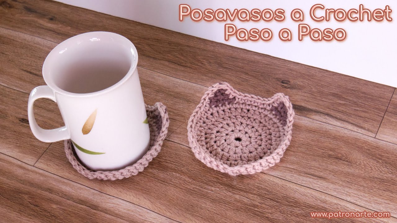 Posavasos Amigurumi a Crochet Ganchillo Fácil y Rápido ideal para tu casa, para reglar o para vender