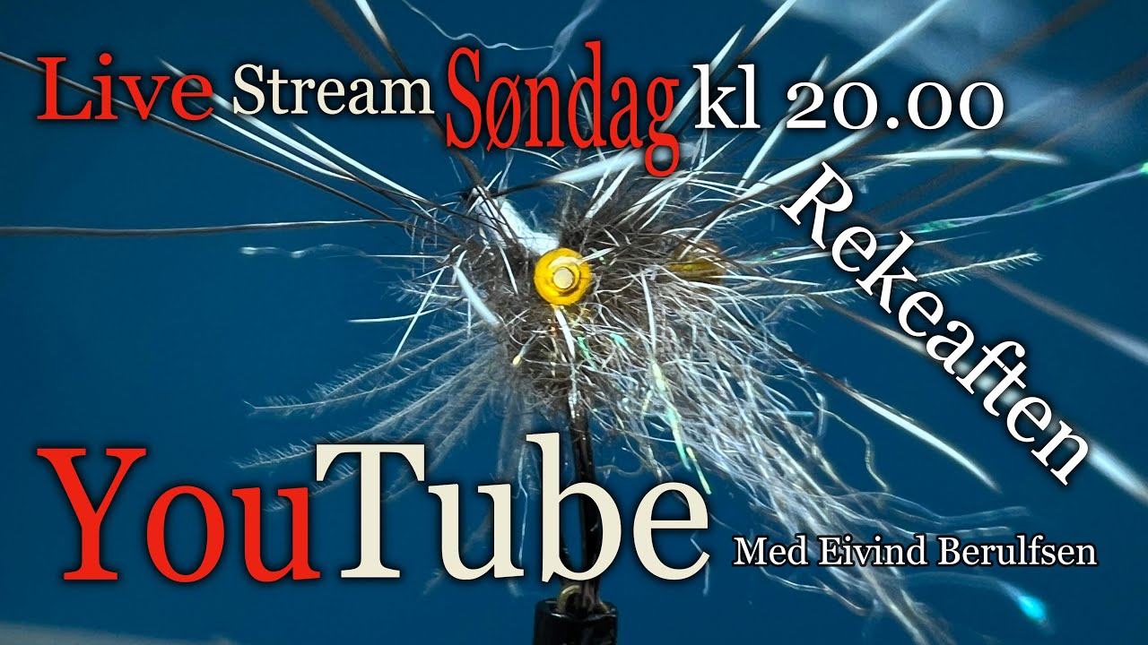 Youtube Live Stream. (Norwegian). Reke-aften.