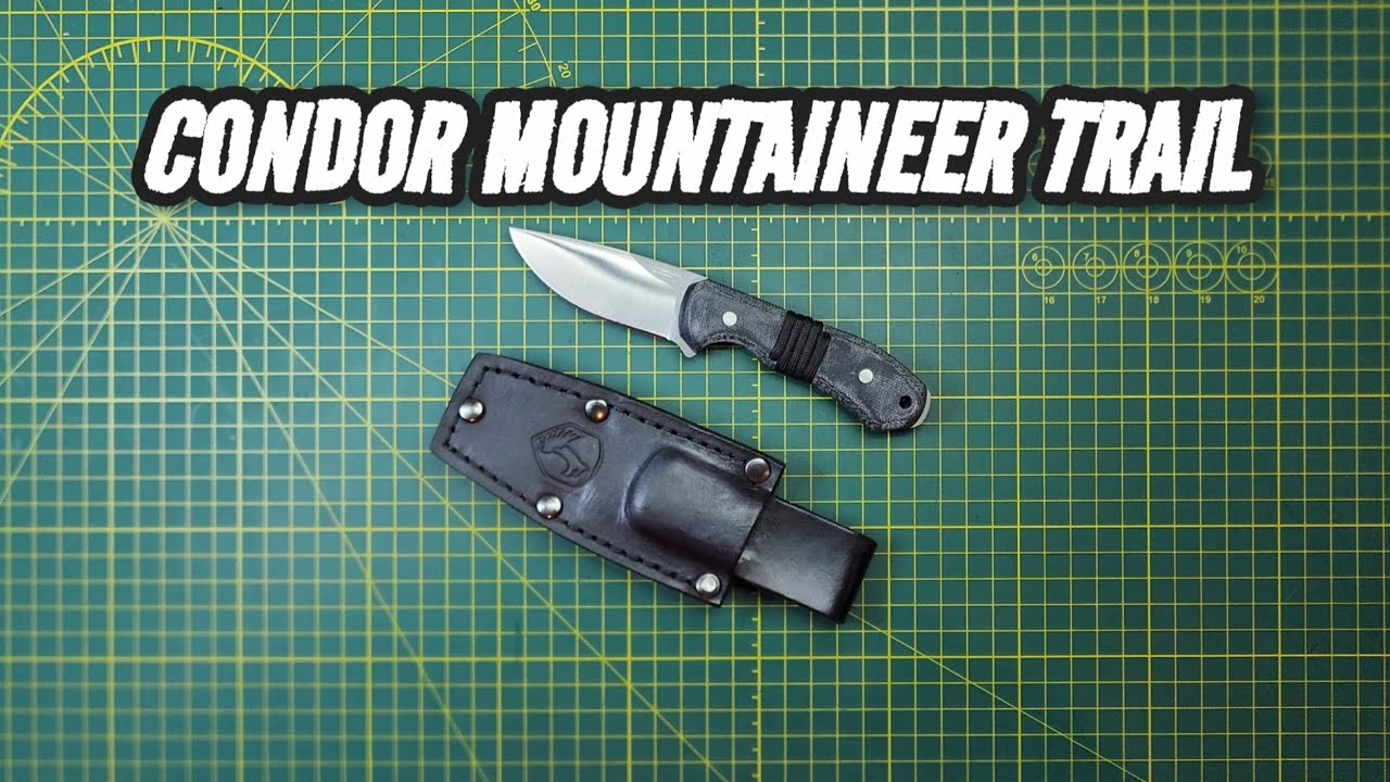 CONDOR MOUNTAINEER TRAIL INTENT MICARTA 14C28N, Nice, medium sized hunter, great ergo's.