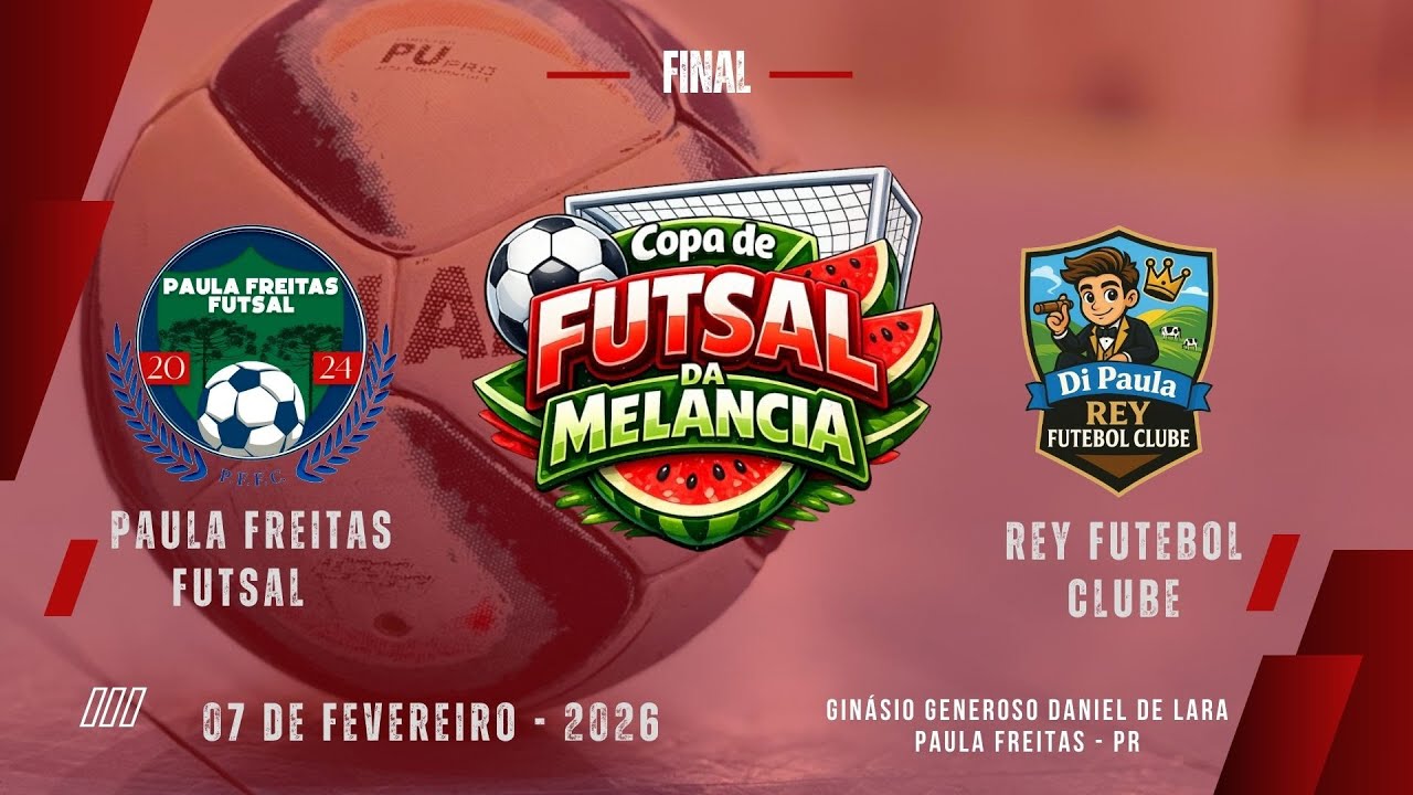 PAULA FREITAS FUTSAL X REY FUTEBOL CLUBE
