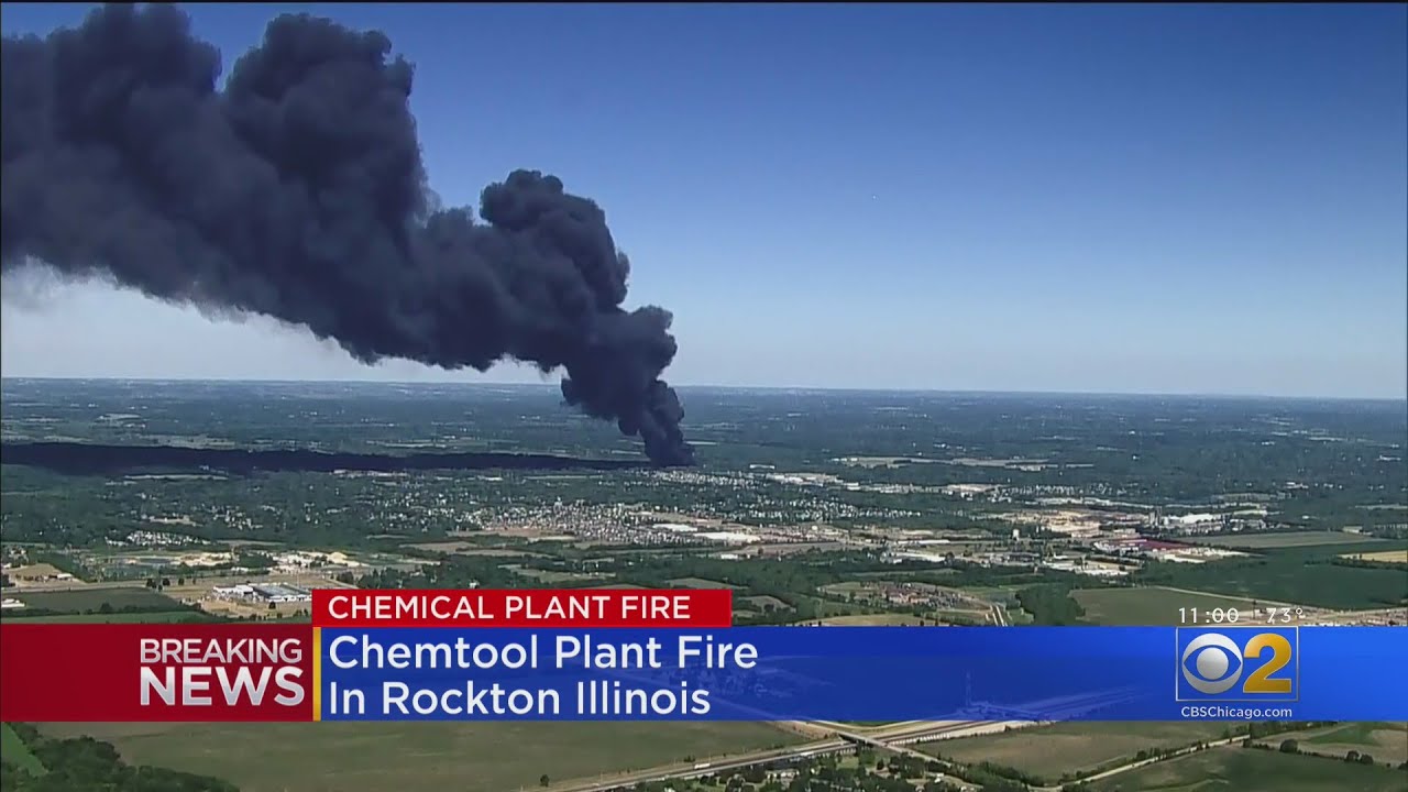 Chemical Plant Fire Prompts Evacuations In Rockton, Illinois