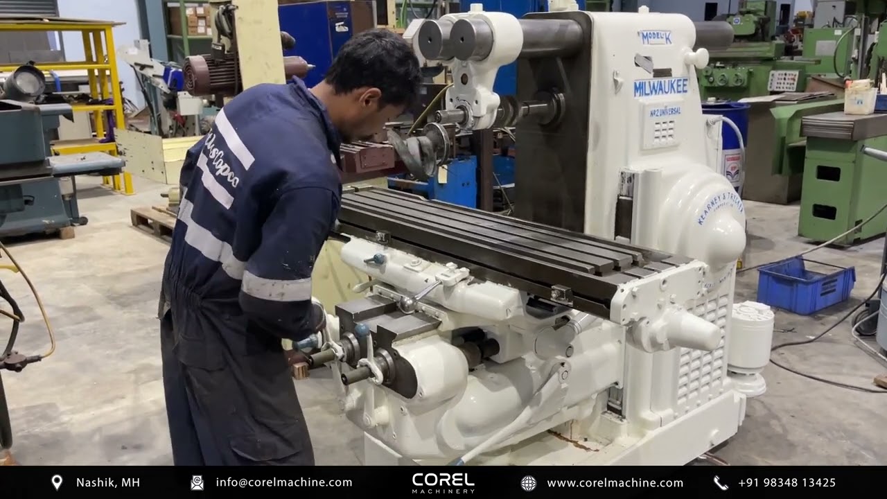 MILWAUKEE NO 2 HORIZONTAL MILLING MACHINE