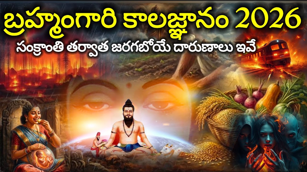 #వణుకు పుట్టిస్తున్న బ్రహ్మంగారి కాలజ్ఞానం...2026 సంక్రాతి నుండి కచ్చితంగా జరిగే ఆ 5 సంఘటనలు ఇవే..!