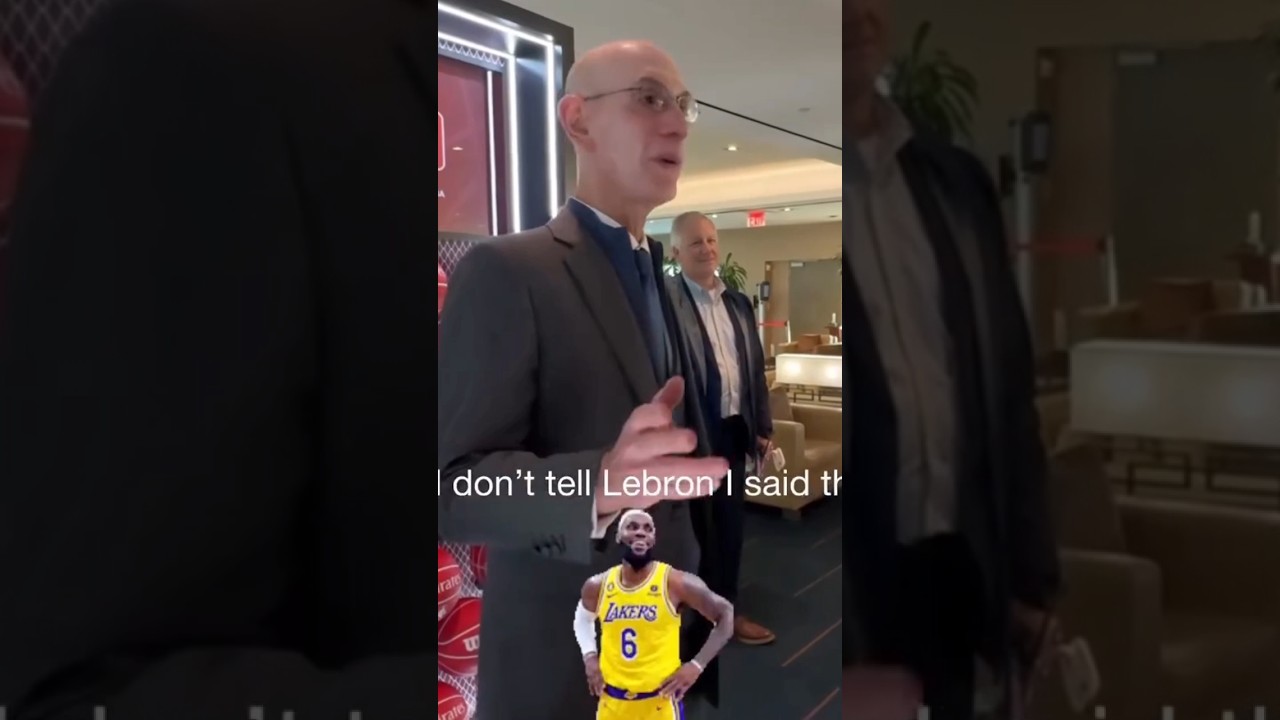 Adam Silver was ask who is the GOAT? 👀